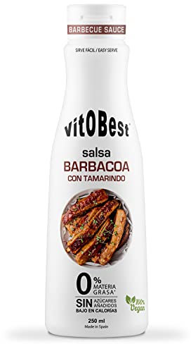 VITOBEST SALSA BARBACOA CON TAMARINDO, 0% MATERIA GRASA, 250 ML
