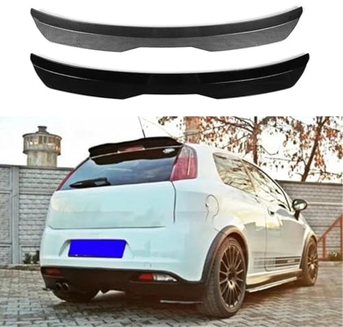 Spoiler sul tetto posteriore per auto in ABS per Fiat Grande Punto Abarth 2007 2008 2009 2010, splitter per ala del bagagliaio di coda automatico, estensione dello spoiler di coda