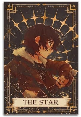 NHDERYBNF Poster Heroes of Olympus, Motiv: Nico Di Angelo, dekoratives Gemälde, Leinwand, Wandposter und Kunstdruck, moderne Familienschlafzimmer-Dekoration, Poster, 40 x 60 cm