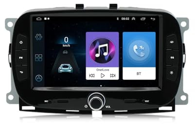 Carplay&Android Auto Car Stereo, 7-Zoll-Touchscreen-GPS-Navigator mit 2024-Karte, lebenslanges Karten-Update, Freisprecheinrichtung, Blitzerwarnung, Ampelwarnung