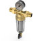Filtro per acqua di ritorno, 1 pollice, riutilizzabile, filtro per acqua sedimentaria, prefiltro per acqua da 40 μm, filtro dell'acqua con manometro per tubo dell'acqua da pozzo (1)