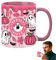 Samuliy Tazza horror Halloween | 400 ml con manico effetto 3D tazza in ceramica | novità photobooth puntelli casa tazza tazza per caffè, tè, cioccolata calda