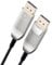 LAN-SAINTKAY Fiber Optic DisplayPort 2.1 Cable 50ft/15m, 54Gbps High Speed 8K@60Hz 4K@240Hz Lockable Long Active Optic DP Cable 2.1, Thin and Flexible DP to DP Male for Personal Computer Connection