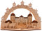 Dekohelden24 Schloss Moritzburg - Lichterbogen, Schwippbogen, Schwibbogen - Leuchterbogen mit LED- Beleuchtung, 10-flammig, Motiv:Schloss Moritzburg, L/B/H 43 x 30 x 12 cm. - Made in Germany -