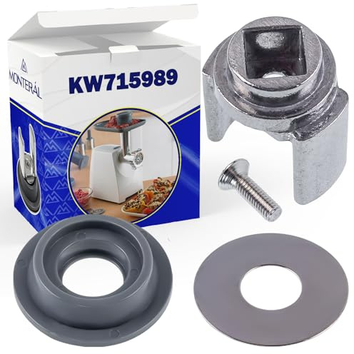 MONTERAL Juego de Manguito de Acoplamiento y Arandela para Robot de Cocina con Código Original KW715989 para Kenwood