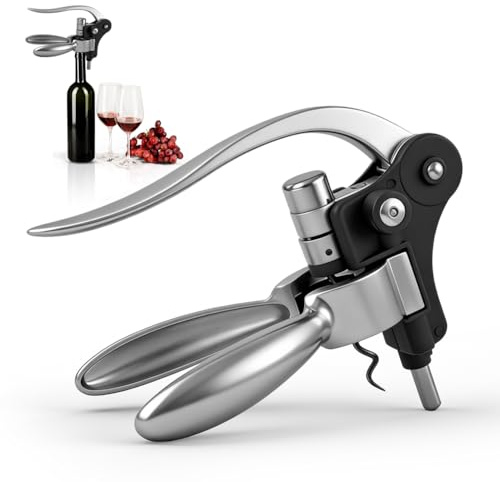 LOMUG korkskruv vin presentset flasköppnare, premium vinöppnare set med kapselskärare, vinpip, vakuum vinpropp