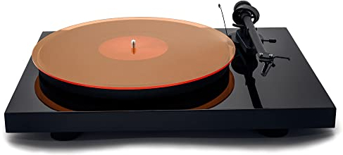 Hudson Hi-Fi Acrylic Turntable Mat - OrangeLit - LP Slipmat