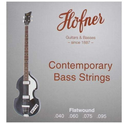 Hofner HCT1133B Corde per basso Flatwound 40,60,75,95