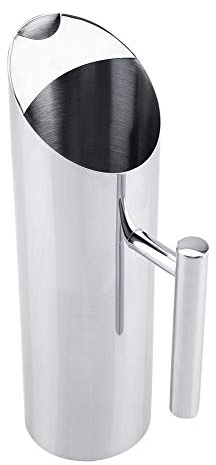 Cruche à Eau en Acier Inoxydable avec Outil de Service pour Hôtel Familial à la Maison(1.5L)