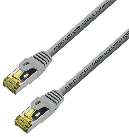 LATIGUILLO AISENS RJ45 S/FTP CAT7 5M GRIS A146-0337