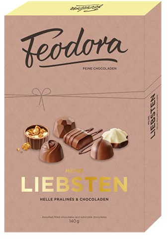 Feodora Meine Liebsten. Helle Pralinés & Chocoladen, 140 G