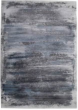 Wohnzimmerteppich Kurzflorteppich Webteppich | Polypropylen | Blau | 160x230 cm