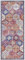 ELLE Decoration Kashmir Ghom Orientalischer Teppich - Kurzflor Vintage-Look Orientalisch Ornamente-Muster Klassischer Orientteppich für Wohnzimmer Esszimmer Flur oder Schlafzimmer Bunt, 80x200cm