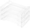 Herlitz 3 x Briefablage A4 quer transparent