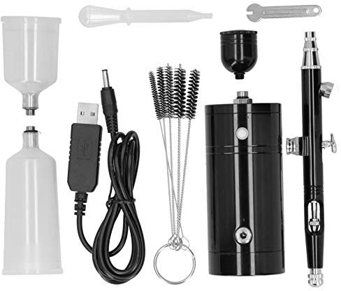 Airbrush Kit G11 Pump Single Action Rechargeable Handheld Integrated Spray Pen Mini Processing Set Air Compressors DIY Tools