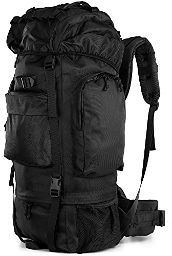 Armybag® Trekkingrucksack | Outdoor Rucksack 65 Liter und YKK Zipper | Reiserucksack für dein Abenteuer | Wanderrucksack Damen & Herren Groß | Wasserdichter Rucksack mit perfektem Tragesystem