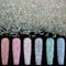 15000Pcs Ultra Mini 1.2mm AB Diamond Beads Glass Sand Shine Rhinestones Iridescent Crystals Long Lasting Like Swarovski for Nail Art 3D Decorations DIY Crafts with 2Pcs Triangle Trays by BELLEBOOST