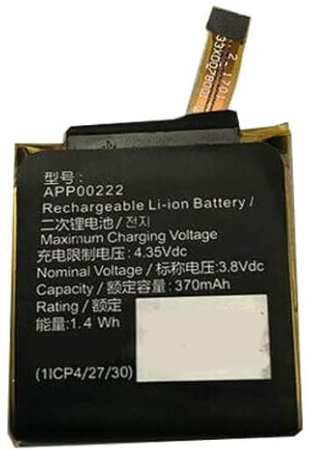 WXKJSHOP Replacement Battery Compatible with Apack ART5004 Smart Watch,Fossil Q Exploraist gen 3 APP00222