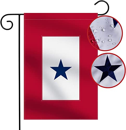 Robuste Gartenflagge mit Stickerei, 31,8 x 45,7 cm, langlebiges Oxford-Nylon 210D | Army Navy Marine Corps USA Familienmitglied im Dienst Dekoration Geschenk Hof Haus Banner