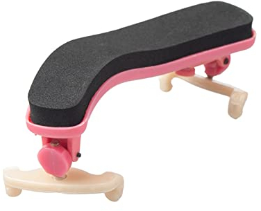 1/2 1/4 Violine Schulterpolster Kinder Violine Schulterstütze Kunststoff Violine Schulterstütze Rosa Geige Schulterstütze