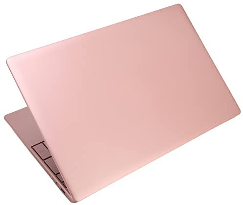 TOPINCN Laptop 1080P, Laptop Quad da 15,6 Pollici HD 12 GB di 128 G Rom Oro Rosa per Ufficio (12+128G Spina UE)