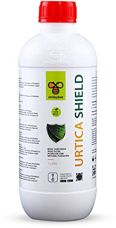 smileybee Insecticide Naturel pour Plantes à base d'Ortie - 1L à diluer -Formule Améliorée, Action Directe contre les Pucerons, Lépidoptères et Araignée Rouge, Protection contre les Maladies Fongiques