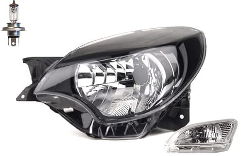 Johns, Scheinwerfer passend für Renault Twingo II 01/2012- Links + Leuchtmittel Blinker