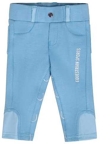 Equipride Pantalon d'équitation Jodhpur pour enfant en 3 couleurs incroyables de 0 à 2 mois à 4 ans, bleu bébé, 3-6 mois