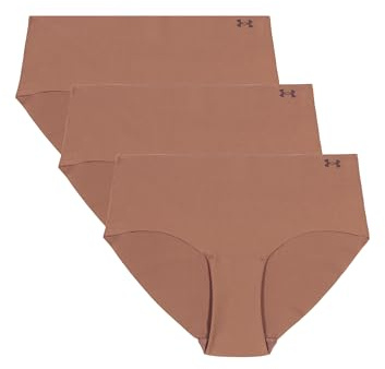 Under Armour Damen Hipster-Slips im 3er-Pack – Unsichtbares Pure Stretch, nahtlos, Keine Abdrücke, Ultraleicht, ganztägiger