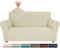 Ystyle Stretch Sofabezug, Sofa Überzug 2 Sitzer, Sofaschoner rutschfest, Elastisch Couch Überzug Mit Armlehnen, Sofa Cover Sofahusse Koltuk Örtüsü Sofaüberwurf Couch Überwurf, Beige