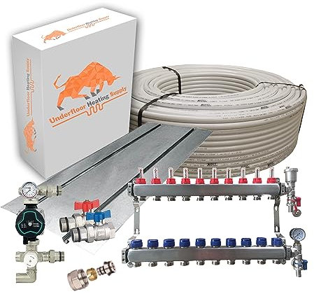 Underfloor Heating Suspended Floor Kit - 200m2 (10 Port)