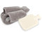 Vital Comfort Fußwärmer mit Wärmflasche – Kuscheliger grauer Fußsack für warme Füße, ideal für kalte Tage, mit integrierter Wärmflasche, perfekt für Zuhause, Büro und gegen kalte Füße