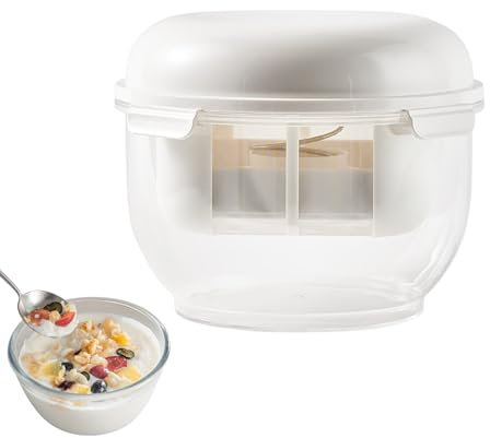 Aizuoni Joghurt-Molke-Separator, Joghurt-Sieb | Wiederverwendbarer Joghurtfilter, Für Herstellung Dicker Griechischer Joghurt Sojabohnenmilch