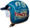 Rétro Casque À Face Ouverte Demi Casque avec Visière Léger Casque De Moto Jet pour Homme Et Femme ECE Homologué Vintage Casque Moto Bols pour Street Scooter Cruiser 4,L:59-60CM