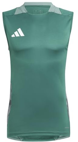 adidas Men's Tiro 24 Competition Sleeveless Trainingstrikot Jersey, drkgrn, S