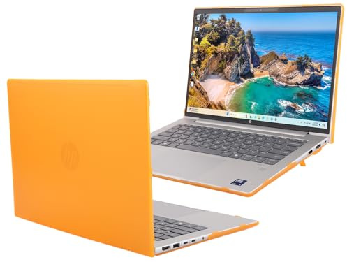 mCover Schutzhülle nur kompatibel mit den (2024–2025) HP ProBook 440/445 G11 Serien, 35,6 cm (14 Zoll), Windows Notebook-PC, Nicht passend für andere HP-Modelle (Orange)
