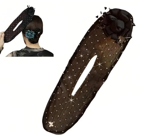 Flower Hair Bun Roller, Fast and Easy Lazy Hair Curler,Twist Hairstyle Haarschmuck, Haarknoten Maker Haarknotenmacher for Women and Girls