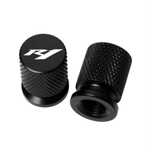 ZHky Motorrad-Rad-Reifen-Ventilkappen, CNC-luftdichte Abdeckung, kompatibel mit Yamaha YZFR1 YZF R1/R1M/R1S 2014–2021