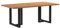 vidaXL Esstisch mit Baumkanten 200x100x74 cm Massivholz Eiche Rechteck, Küchentisch, Restauranttisch, Tisch Restaurant, Esszimmertisch, Bistrotisch