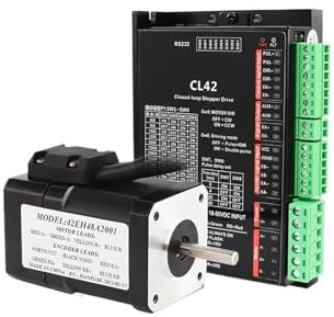 Schrittmotor-Treiber 42 Motor Hybrid Schrittmotor 42EH48A2001 Closed Loop Servo nema17 2,0 A 0,6 Nm 48 MM + CL42 Treiber CNC Controller Kit(42EH48-CL42 Sets)