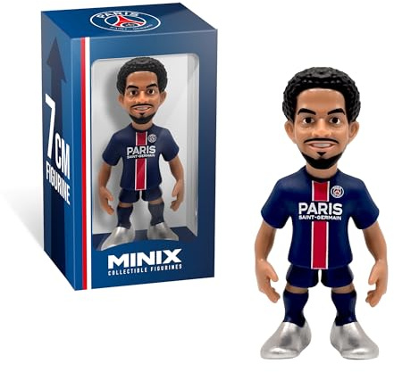 MINIX – Fußball Stars Mini Format - PSG - Warren Zaïre-Emery – Sammelfigur 7 cm
