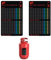 Gas Bottles Level Indicator, Set of 2 for Precise Gas Level Measurement, Ideal for Camping, Motorhome and Barbecue, Reusable Indicator for Gas Bottles, 6.3 x 10 cm