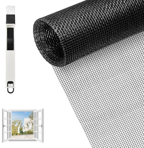 OdiuK Fliegengitter Fenster 150x400, Fiberglas Insektenschutz | Fliegennetz & Fenstergitter – Robust Katzen Fensterschutz– Insektenschutz Gaze Zuschneidbar für Fenster & Terrassentür