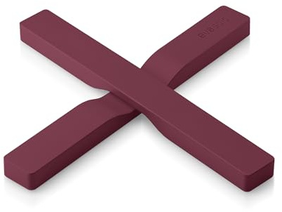 Eva Solo | Magnetischer Untersetzer Ruby | Dank der eingelassenen Magnete haftet der Untersetzer auf dem Tisch am Topf | Ruby