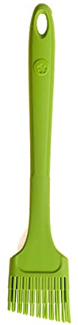 Kochblume Design Pinsel L | Premium-Silikon & BPA frei| Hitzebeständig | Spülmaschinenfest | 24cm | Farbe: limette