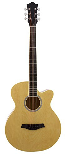 Natural Electro Acoustic Guitar for Beginners
