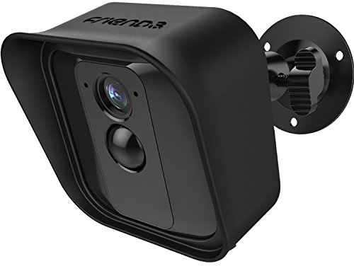 Frienda Blink XT Camera Wall Mount Bracket, Weather Proof 360 Degree Protective Adjustable Mount Bracket and Silicone Skin Cover for Blink XT Indoor/Outdoor Security Camera (1, Black)