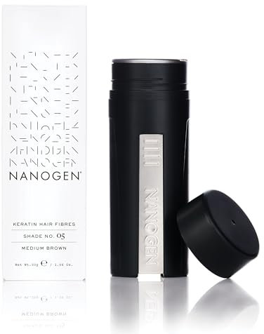Nanogen Haarverdickungsfasern mittelbraun 30g