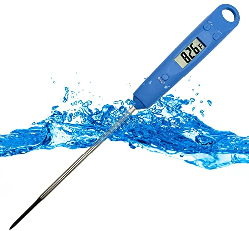 Thermometer, Digitales Thermometer, Lebensmittel Thermometer Digital, BBQ-Thermometer mit Instant Read, Lange Sonde