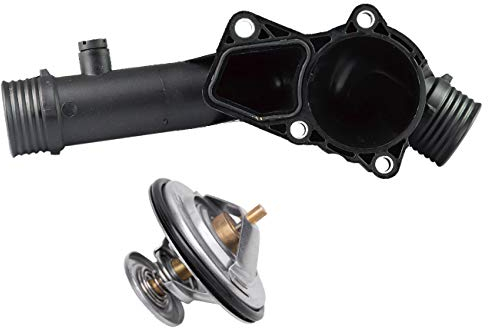 Bapmic 11531740478 Thermostat mit Gehäuse + Dichung für BMW 5er E39 7er E38